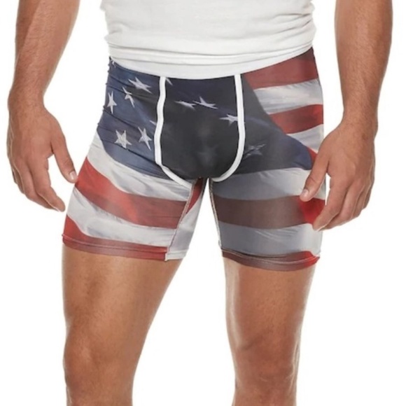 ❌SOLD❌ NEW American Flag Money Boxer Brieft 2 Pc - Picture 4 of 7